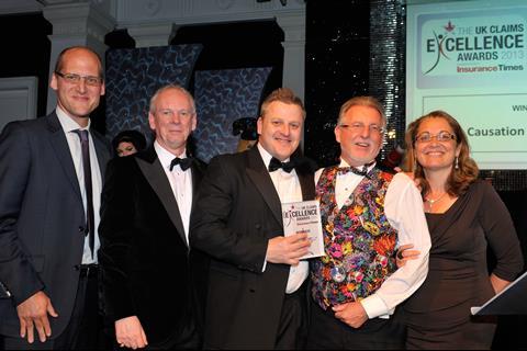 UK Claims Excellence Awards 2013 Motor Claims Initiative of the Year